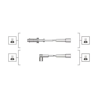 Magneti Marelli 941319170069 ZÜNdleitungssatz FÜR CitroËN Peugeot-image