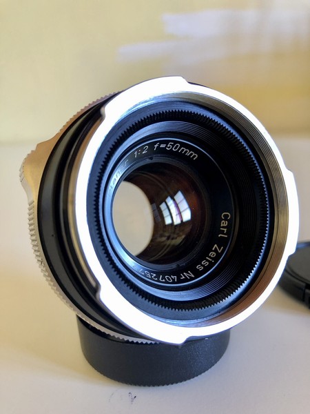 Carl Zeiss Planar 2/50 50mm f2 Black Contarex