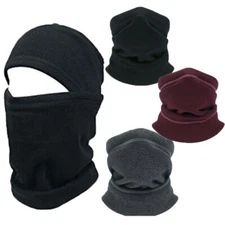 Windproof Fleece Neck Warmer Gaiter Winter Face Mask Ski Scarf for Cold Weather