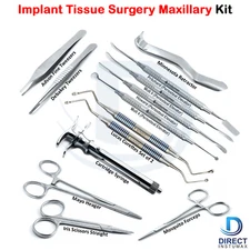 Dental Superior Sinus Lift Instruments Molt Implant Tissue Surgery Maxillary Kit