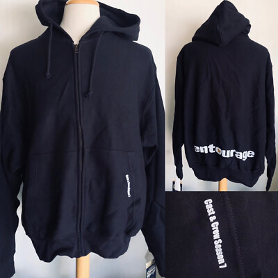 ENTOURAGE (2010) HBO TV Series Season 7 CAST & CREW NWT Sweatshirt Hoodie Sz XL