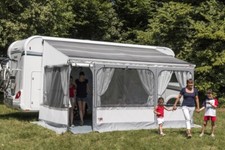 Fiamma Zip S 350 Large Complete Grey Canopy Awning & Room For Motorhomes