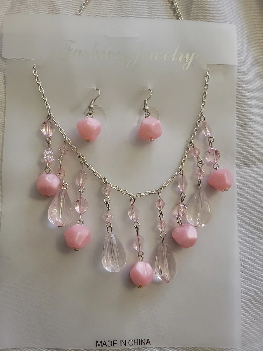 Costume necklace and earring sets clearance