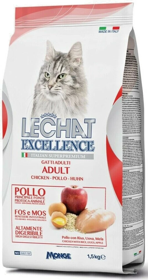 Monge Chat Croquettes Nourriture Sec Pour Lechat Excellence Poulet