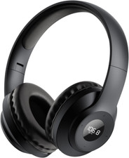 X5 Rechargeable  Portable FM Radio Headphones with Best Reception,Led Display,S