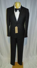 Brooks Brothers Black Fleece Thom Browne Black Three Roll Two Tuxedo BB00 NWT