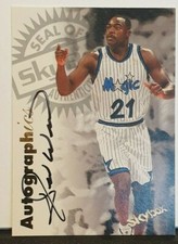 1997-98 Skybox Autographics Gerald Wilkins Orlando Magic Autograph card