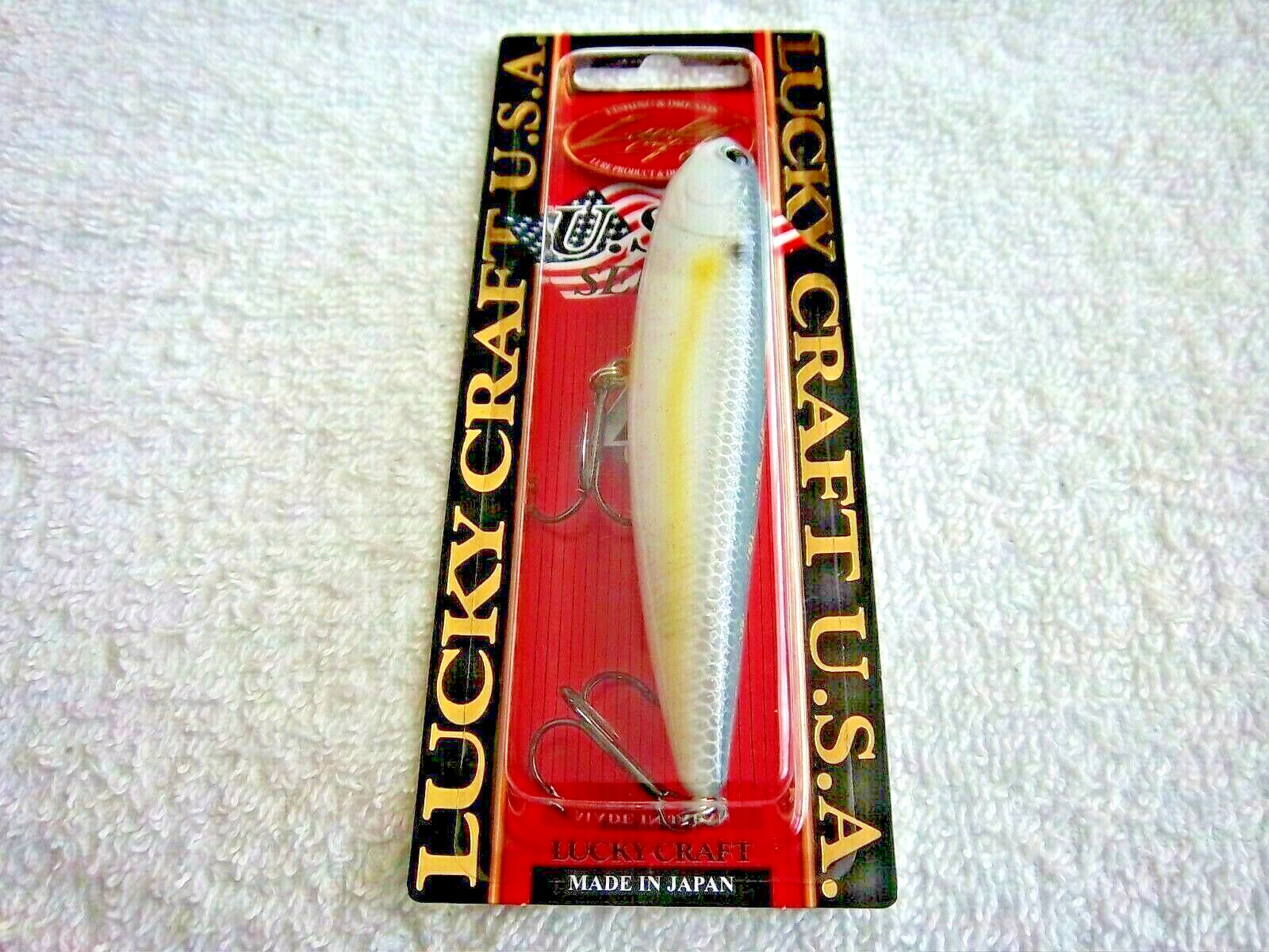 (LOT OF 2)-LUCKY CRAFT 4" & 1/2OZ SAMMY 100 TOPWATER LURES /SEXY CHARTREUSE SHAD - Image 5