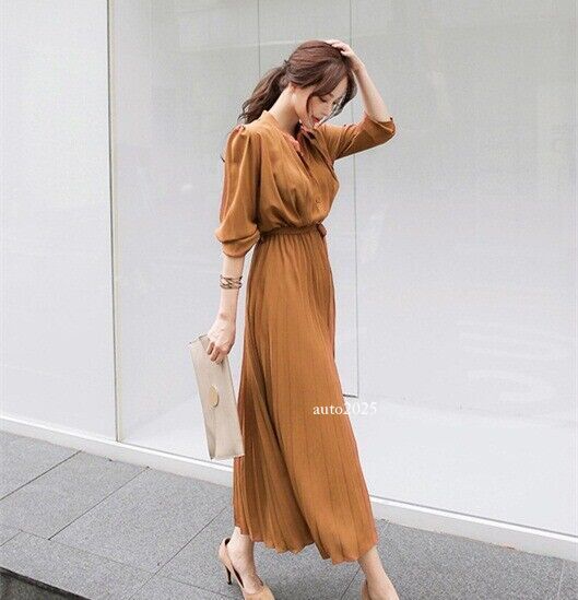 ★韓国人気★I AM MARI★CREN SHIRRING PLEATS DRESS s-l1200.jpg