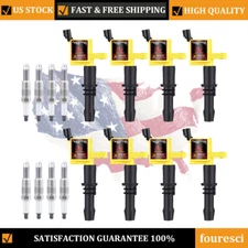 8 Pack Ignition Coils and Spark Plugs For Ford -F150 TRITON 5.4L 2004-2010 DG511