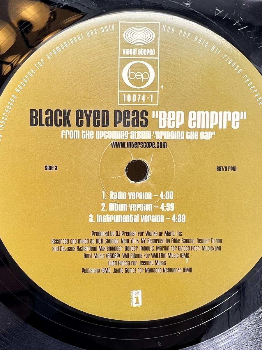Black eyed peas  Bridging the gap 2Lレコード Bridging The Gap - Album by Black Eyed Peas | Spotify