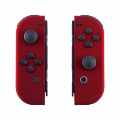 Soft Touch Red Nintendo Switch Custom Joy-Con's Controllers Unique Design