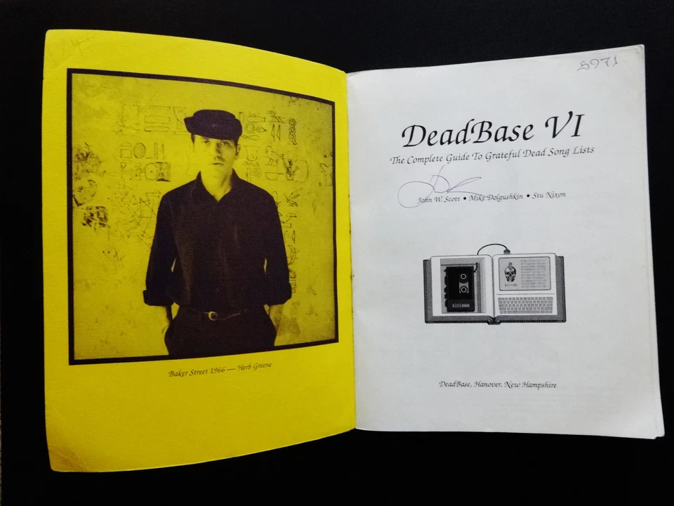 Grateful Dead DeadBase VI Book Dead Base 6 Six 1992 Edition GD Photos Song Lists - Image 2 of 4