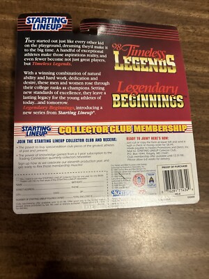 Starting Lineup Soccer Timeless Legends 1998 Pele Figure Kenner