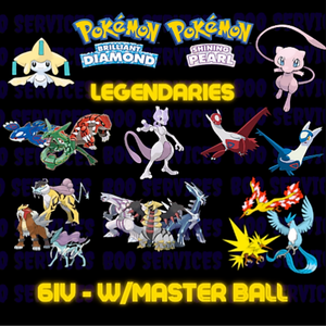 30 Legendary Pokemon For Brilliant Diamond Shining Pearl Shiny Or Non Shiny Ebay