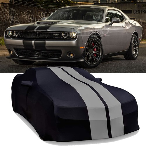 For Dodge Challenger 2008-2022 Car Cover Satin Stretch Scratch Dust Proof Indoor