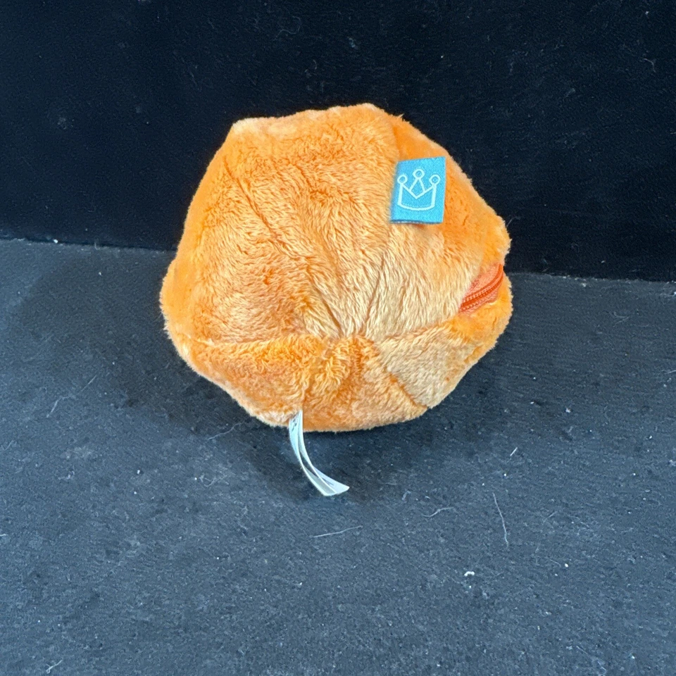 Manhattan Toy Co Developmental Orange  Baby Slices 4" Plush Stuffed Fruit - Image 4 of 4