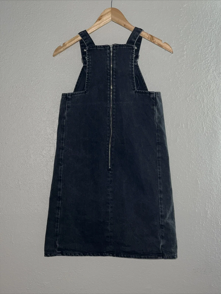 Topshop denim hotsell overall dress