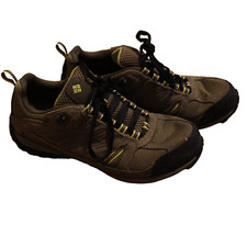 Womens Columbia Techlite Waterproof Omni Grip Hiking Shoes Brown Sz 8.5