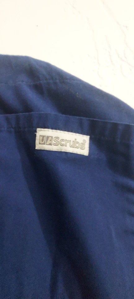 Scrub Sets Men Blue Navy / Pants Size L Top 2X V Neck - Image 4 of 4