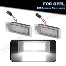 Full LED License Plate Lights Lamp For Cadillac CTS XTS Chevy Corvette Buick GMC