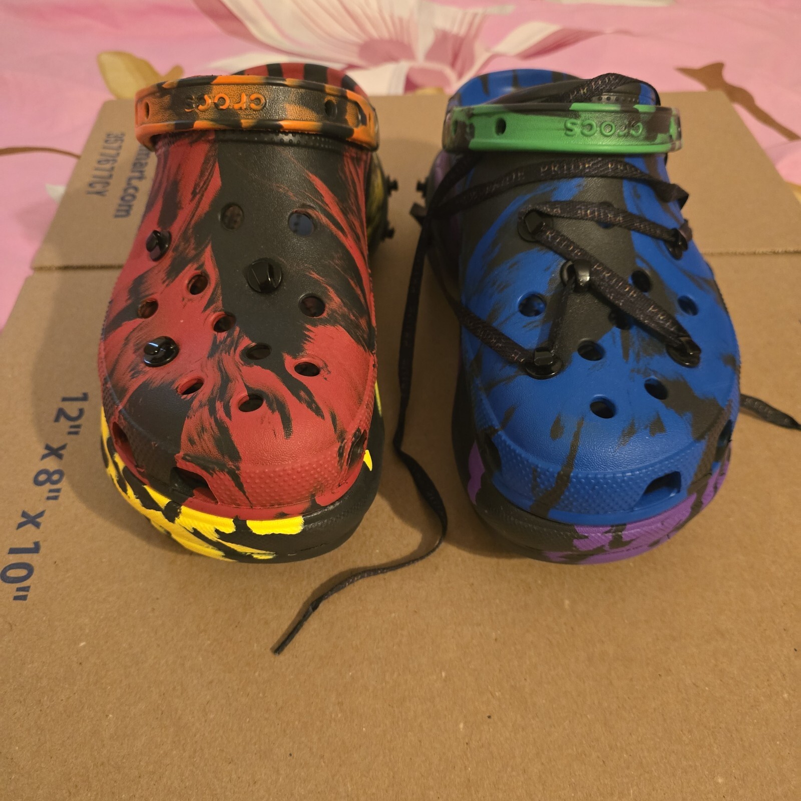Crocs X Ruby Rose Rainbow PRIDE Platform Crocs Li… - image 1
