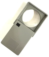 DONEGAN P-704 4X OPTI-PAK GREY POCKET MAGNIFIER IN PROTECTIVE SLIDEOUT CASE