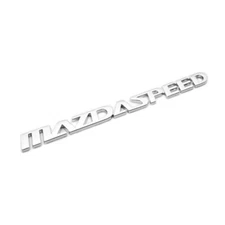 Chrome MAZDASPEED Letters Car Rear Trunk Lid Emblem for Mazda 2 3 6 CX-5 MX-5 RX