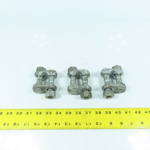 Crosby BMD6 9/16" - 5/8" Galvanized Fist-Grip Wire Rope Clip Lot Of 3