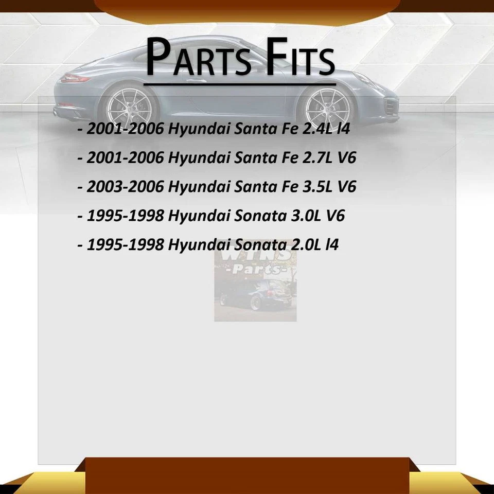 2x Tie Rods End Front Inner For 1995-1998 Hyundai Sonata 2.0L - Image 2 of 3