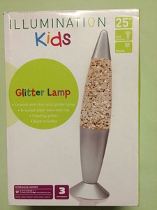 kids glitter lamp