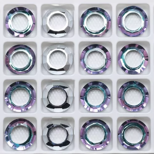 Multi Shape Crystal Charms - AB Color Glass Beads Jewelry Making Pendants 20Pcs - Picture 54 of 65