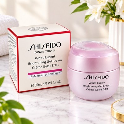 Shiseido White Lucent Brightening Gel Cream 1.7oz/50ml NEW BOX-Free USA Shipping