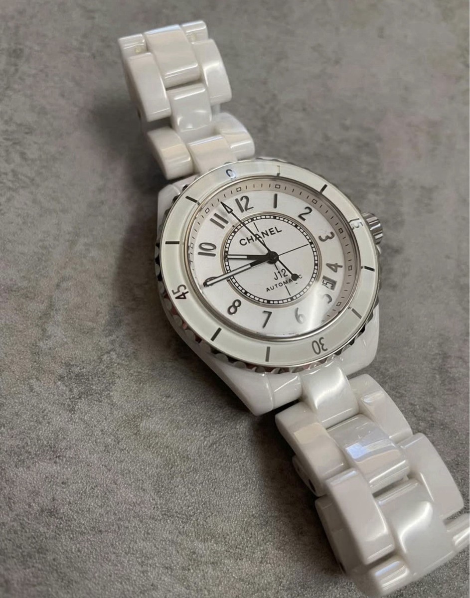 Chanel J12 WDiamond Ladies Watch White for sale online