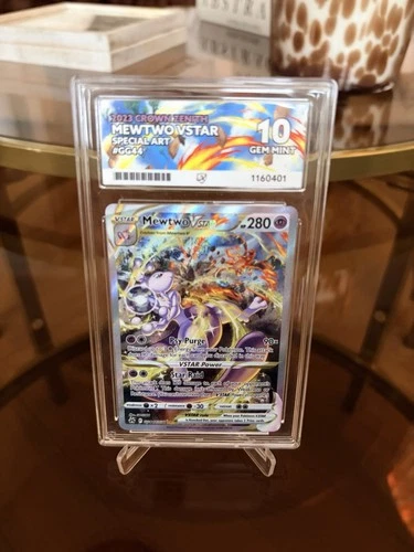 2023 Crown Zenith Mewtwo Vstar #GG44 Ace 10 (Perfect Sub-grades)