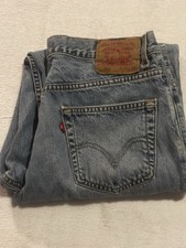 Levi  s 550 Jeans Mens 36x32 Blue Y2K Denim Blue Med Wash Vintage Relaxed Fit