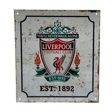 Liverpool FC Retro Logo Sign - Brand New Official Merchandise
