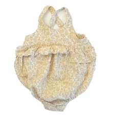 Quincy Mae Penny Romper Dahlia Baby One-Piece 12-18 Months Soft Comfortable