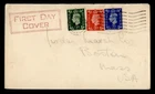 DR WHO 1937 GB FDC KGVI CORONATION COMBO k05002