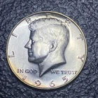 💎 1965 UNC 50C Kennedy Half Dollar Beautiful Toning