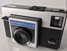VTG Retro Kodak Instamatic X-15 Point and Shoot Camera, USA - Untested Strap
