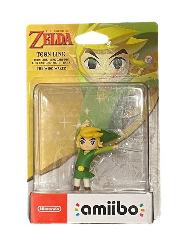 Figurine Nintendo Amiibo Toon Link en PVC de 9 cm pour collectionneurs Zelda
