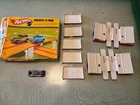 Vintage Hot Wheels Lot .Single Trestles & Box , 2 Lap Counters, 1 Red Line Car.