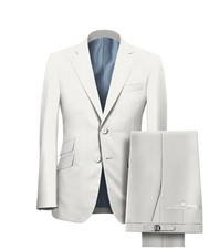 Mens Off White suits cashmere wool hand made ...
