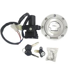RAYANA Ignition Switch+Gas Fuel Tank Cap+Seat Lock+Keys For Yamaha MT03 MT09 ...
