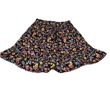 Dream Girl Size 8 Pull On Elastic Waist Multicolor A-Line Skirt