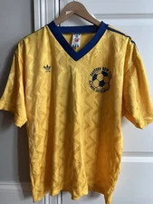 Adidas Vintage 1990’s Gold & Blue Soccer Jersey - Eastern New York ODP Size L