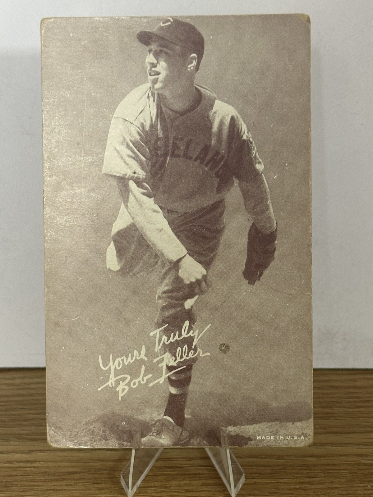 1939-46 Exhibits Salutation Bob Feller  VG