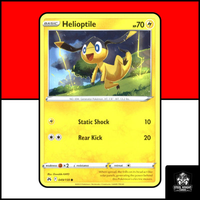Helioptile : 049/159 : Common : Pokémon TCG : ENG