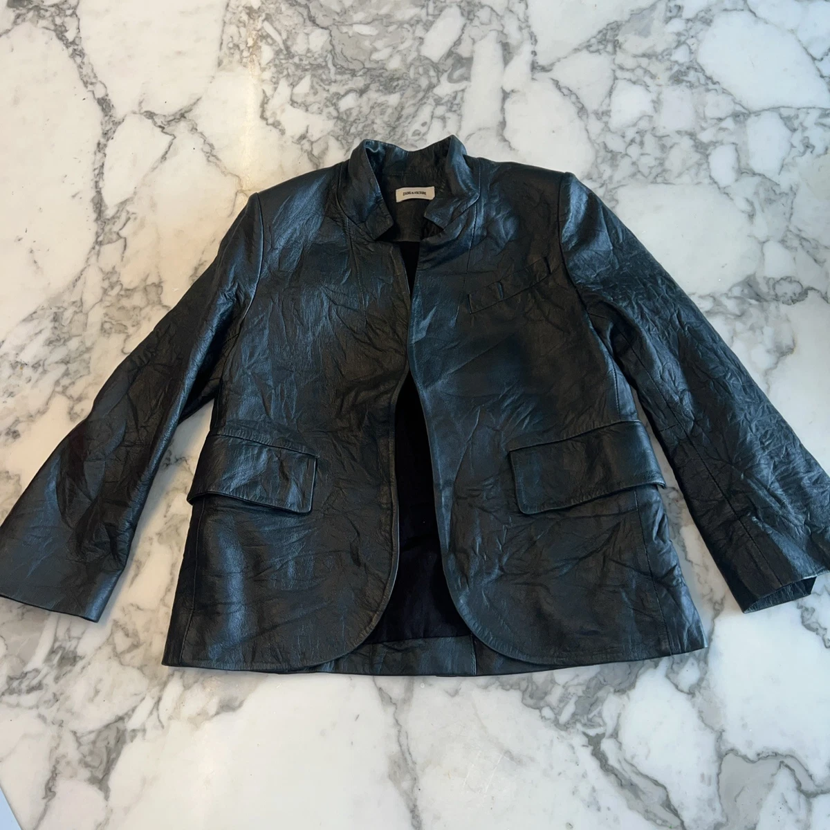 Zadig & Voltaire Leather Outer Shell Coats, Jackets & Waistcoats